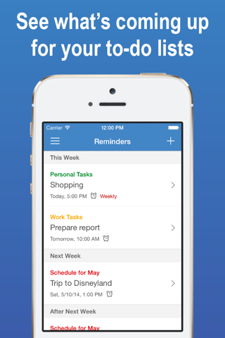 InnerList – Task & To-do List, Notes, People Manager, & Reminder App screenshot 4