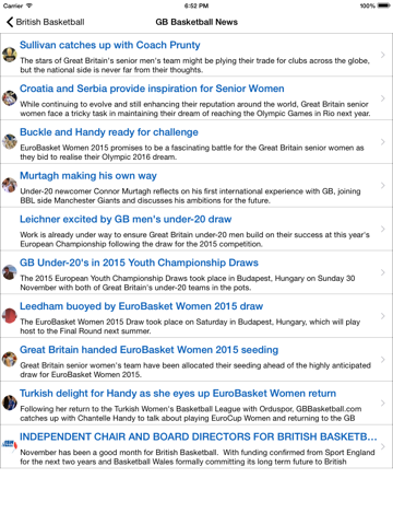 Screenshot #5 pour GB Basketball - BBL, WBBL