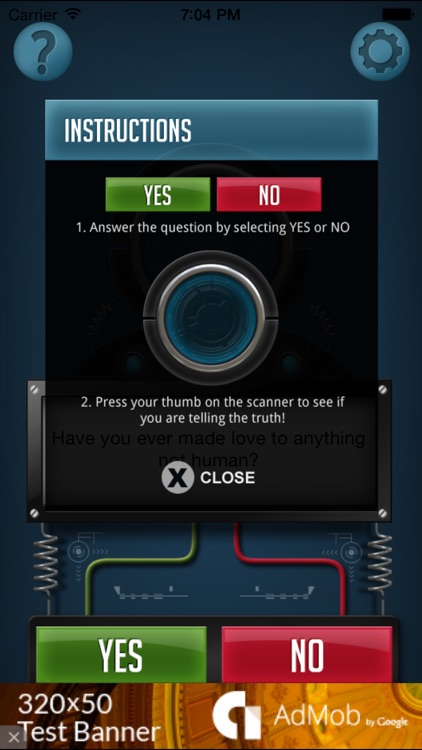 Lie Detector App