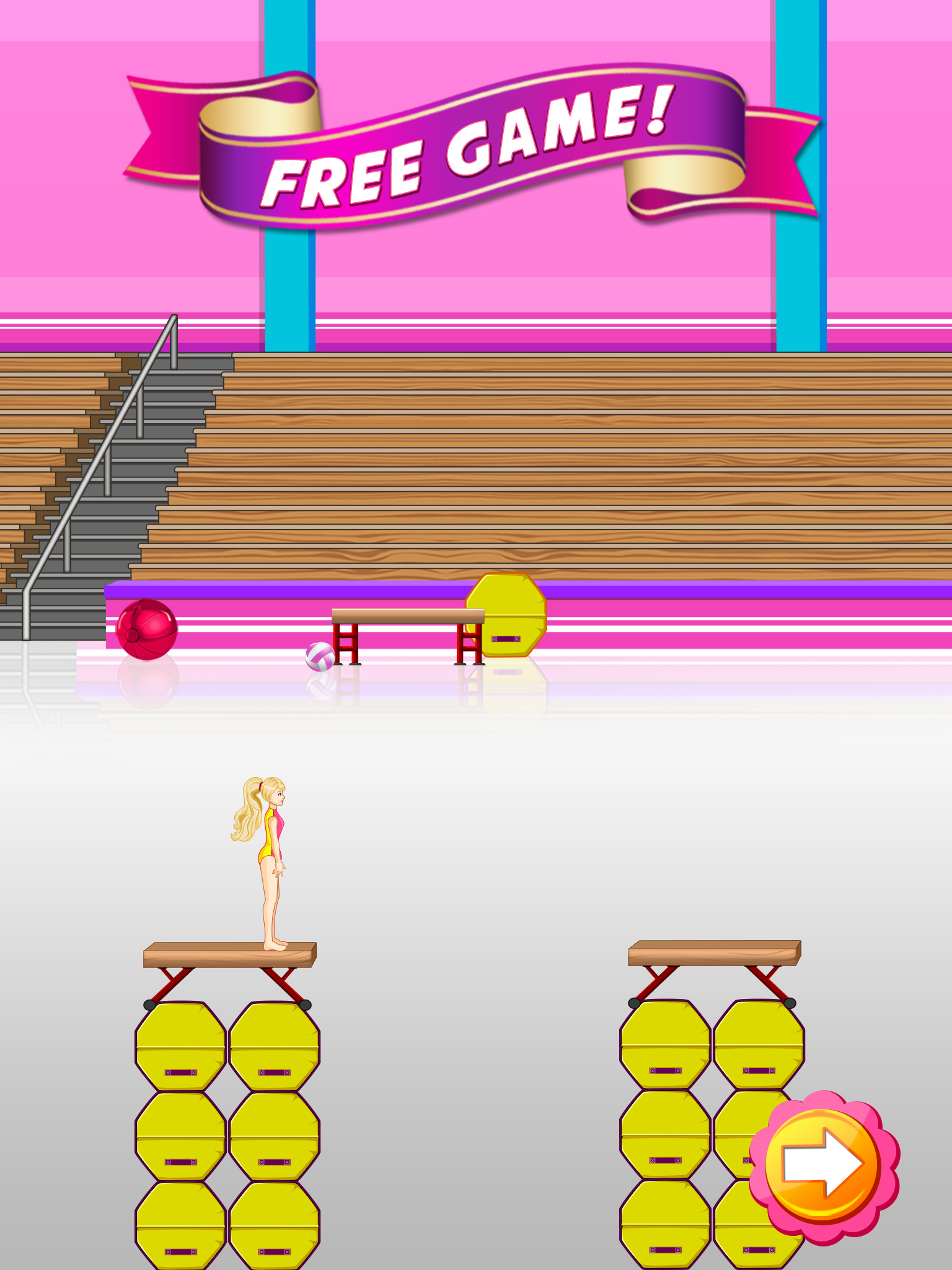 Balance Beam - Amazing Princess Gymnastics