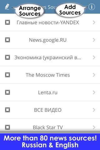 Russia news from more then 80 news feeds - Russian politics Headlines , Sport , entertainment , Movies plus much more screenshot 3