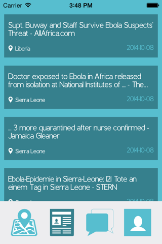 Ebola App screenshot 3