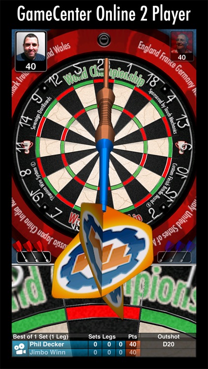 Bulls i 3D Darts screenshot-0