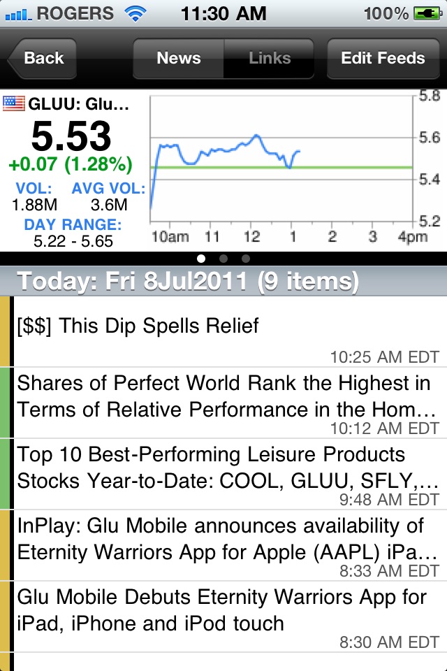 StockSpy: Real-time Quotes screenshot 2