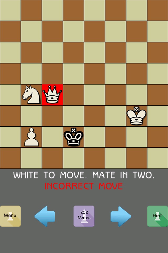 202 Chess Mate in TWO - 101 Chess Puzzles FREE screenshot 2