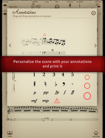 Play Beethoven – Symphonie n°3 "Eroica" – I. Allegro con brio (partition interactive pour violon) screenshot 4