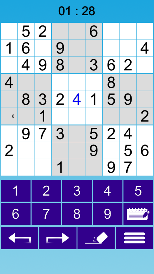 #2. :-) Sudoku (iOS) By: Linda Mottley