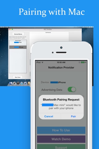 BLE Notification Provider - Receive iOS notification on Mac screenshot 3