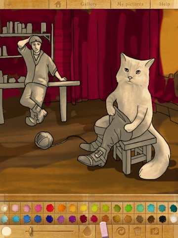 Coloring book. Puss in Boots edition screenshot 3