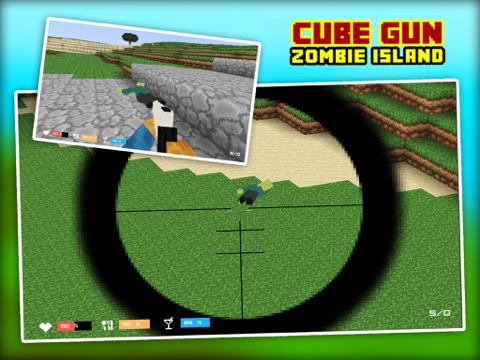 Screenshot #5 pour Cube Gun 3D Zombie Island