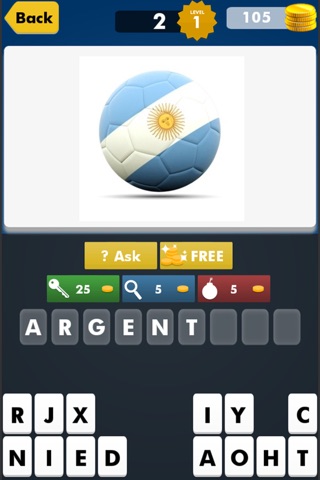 National Football Flag Quiz Free ~ guess world soccer playing countries flags name trivia screenshot 4