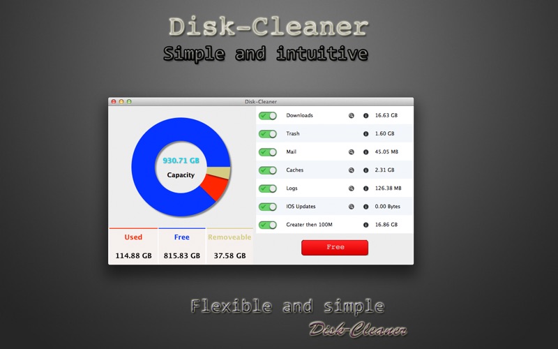 Screenshot #1 pour Disk-Cleaner