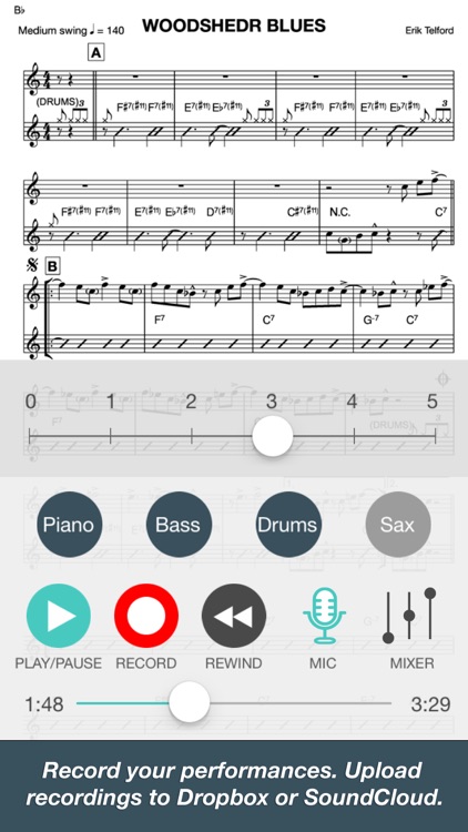 Woodshedr - Jazz PlayAlong