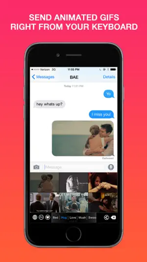 Animated Adult GIF Keyboard screenshot 1