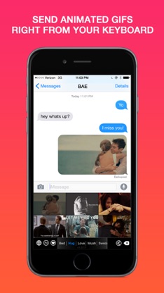 Animated Adult GIF Keyboard screenshot 1