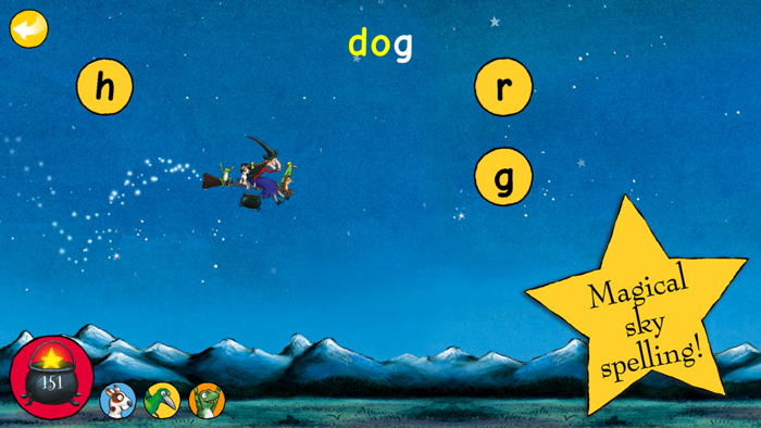 Room on the Broom Flying