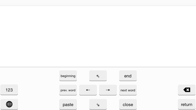 Cursor Keyboard