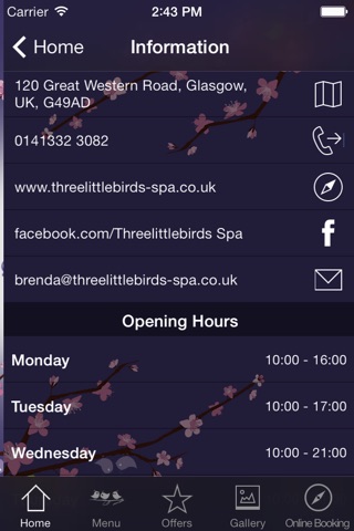 Three Little Birds Spa screenshot 3