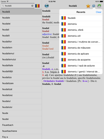 English Romanian best dictionary translator - Engleză română cel mai bun dicționar traducere iPad screenshot 4 - Education app