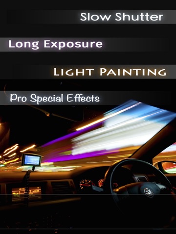 Slow Shutter DSLR FREE Camera+ PRO with Photo Editor - Create Beautiful Timelapse Long Exposure Photography and post to Facebook Instagram and Twitterのおすすめ画像1