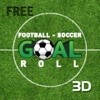 Impossible Goal Roll 3D : Football Soccer