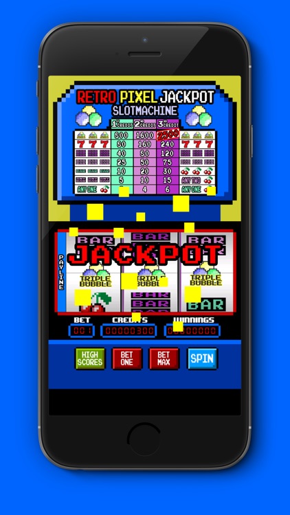 Free Retro Pixel Slot Machine