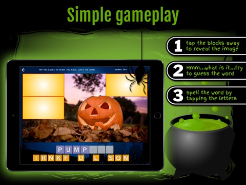 Guess & Spell Halloween screenshot 2