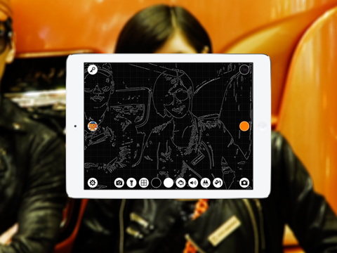 Outline Camera - Expresses a captured object only using lines.