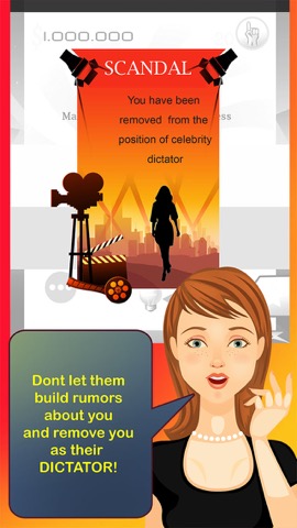 Celebrity Dictator Story - a hollywood movie star word quiz & high school teen girl gameのおすすめ画像4