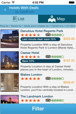 Hotels with Deals - Tazoff.com screenshot 3