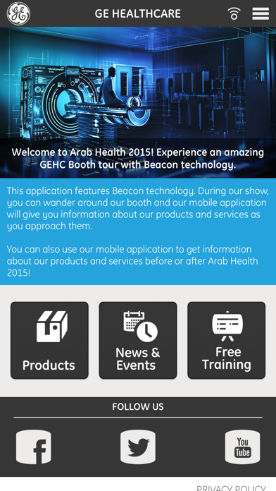 Screenshot #1 pour GE Healthcare ME & Africa Exhibits