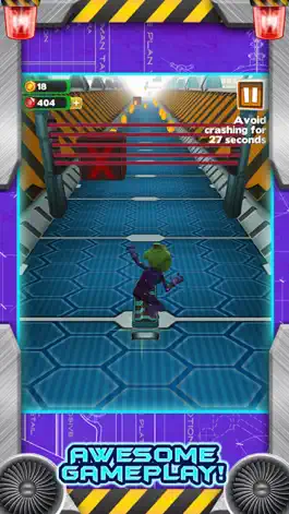 Game screenshot 3D Skate Board Space Race - Awesome Alien Skater Racing Challenge FREE apk