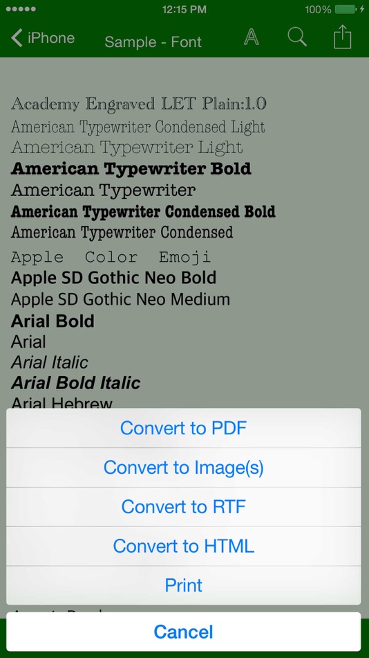 #4. Rich Text & File Manager (iOS) 由: 纲 王