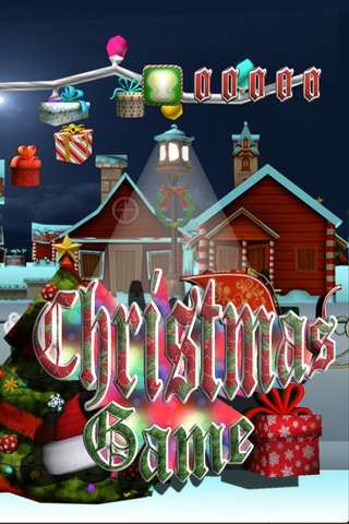 The Christmas Game FREE - 3D Cartoon Santa Claus Is Running Through Town! screenshot 2