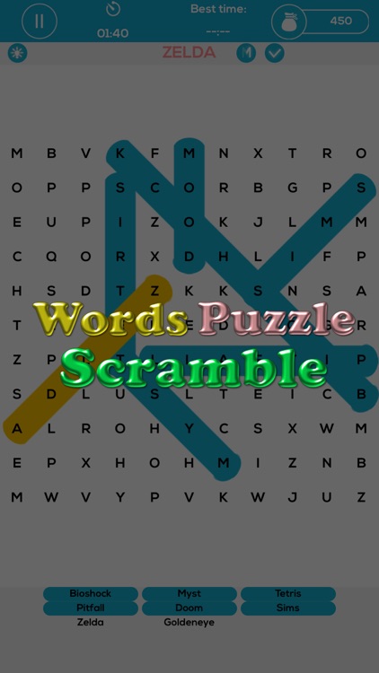 Words Scramble Game : Guess the letters Puzzle Quest with friends !