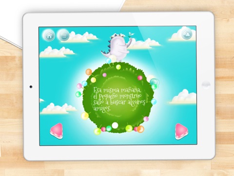 Bibo, el pequeño monstruo app screenshot