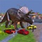 You will feel super powerful when you control this Triceratops as he rampages and smashes everything in his path