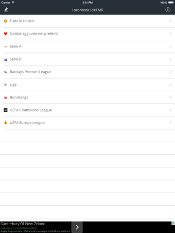 Screenshot #4 pour I pronostici del Mister!
