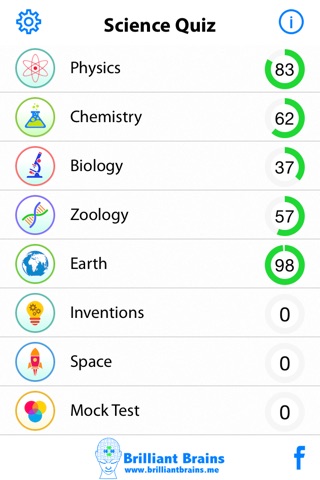 A Science Quiz screenshot 2