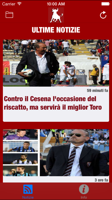 Screenshot #1 pour toroNewsApp