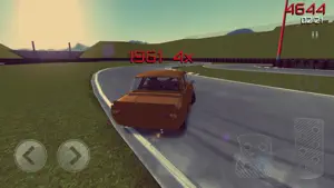 Drifting Lada Edition - Retro Car Drift and Race screenshot #2 for iPhone