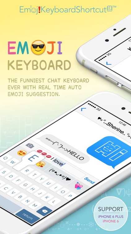 Emoji Keyboard Shortcut Extension - Chat Keyboard with Smart Emoji and Japanese Emoticons Suggestion Custom Keyboard for iOS 8