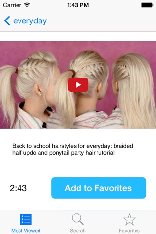 Hair Tutorial - Hairstyle videos for school, work, prom, parties & more! screenshot 2