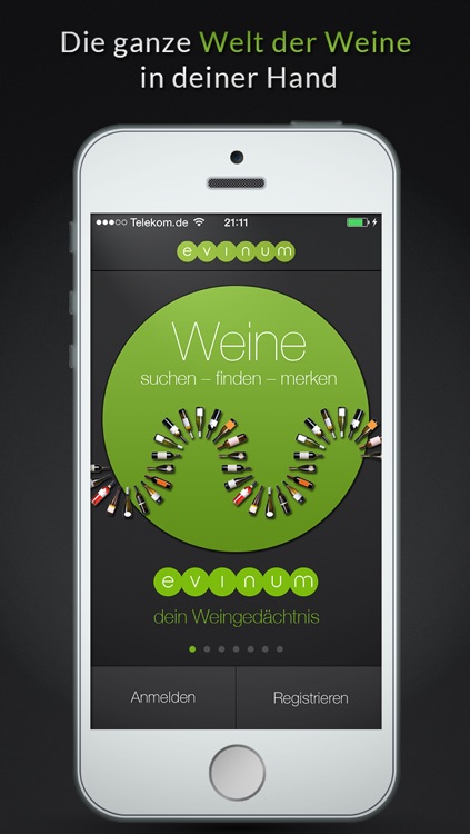 evinum Wein-App + Scanner