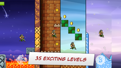 Screenshot from Commander Cool - 8-bit Retro Jump and Run