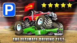 monster truck jam - expert car parking school real life driver sim park in bay racing games iphone screenshot 1