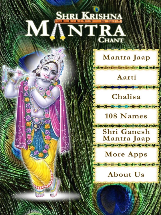Krishna Mantra Jaap For iPad Pro