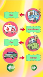 English vocabulary vehicle : english training for kids & toddler Captura de tela 2
