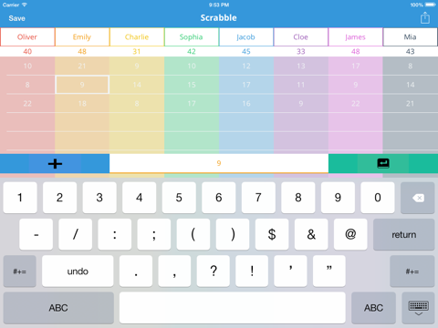 Screenshot #6 pour iSaveScore - Save your games scores for future play