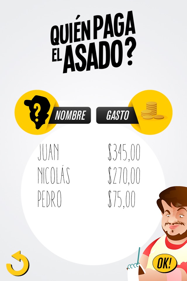 ¿Quién Paga el Asado? screenshot 3